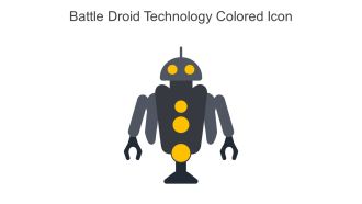 Battle Droid Technology Colored Icon In Powerpoint Pptx Png And Editable Eps Format