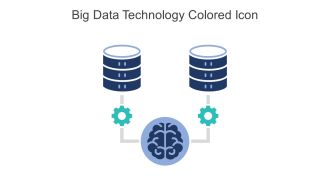 Big Data Technology Colored Icon In Powerpoint Pptx Png And Editable Eps Format