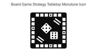 Board Game Strategy Tabletop Monotone Icon In Powerpoint Pptx Png And Editable Eps Format