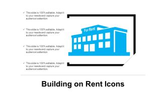 Building on rent icons