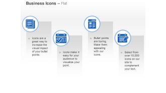 Business data record fomation calendar ppt icons graphics