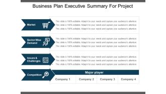 Business plan executive summary for project example of ppt