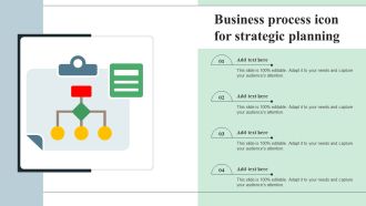 Business Process Icon For Strategic Planning