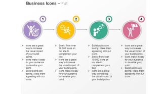 Business target achievement on time news announcement success ppt icons graphic