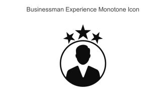 Businessman Experience Monotone Icon In Powerpoint Pptx Png And Editable Eps Format
