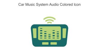 Car Music System Audio Colored Icon In Powerpoint Pptx Png And Editable Eps Format