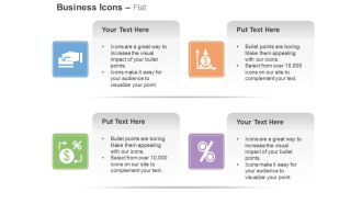 Card swap financial data and statistics analysis ppt icons graphics