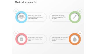 Cardiogram surgical blade medical report blood bank ppt icons graphics
