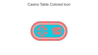 Casino Table Colored Icon In Powerpoint Pptx Png And Editable Eps Format
