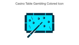 Casino Table Gambling Colored Icon In Powerpoint Pptx Png And Editable Eps Format