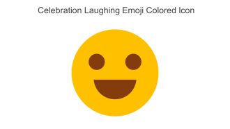 Celebration Laughing Emoji Colored Icon In Powerpoint Pptx Png And Editable Eps Format
