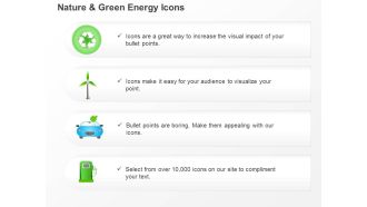 Cg environmental and green energy icons recycle and windmill symbols ppt icons graphics