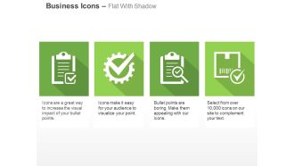 Checklist quality check correct report analysis ppt icons graphics