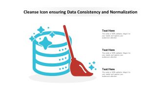 Cleanse icon ensuring data consistency and normalization