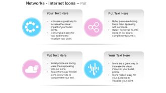 Cloud data warehouse social media application data streaming ppt icons graphics