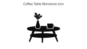 Coffee Table Monotone Icon In Powerpoint Pptx Png And Editable Eps Format