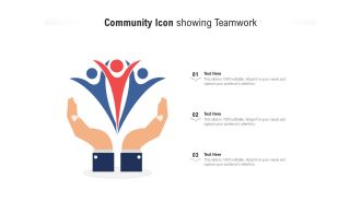 Community icon showing teamwork