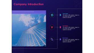 Company introduction step by step process creating digital marketing strategy ppt icon