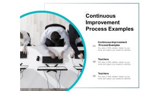 Continuous improvement process examples ppt powerpoint presentation icons cpb