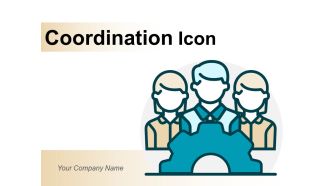 Coordination Icon Business Cooperation Activities Workplace Teamwork Marketing Puzzle