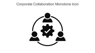 Corporate Collaboration Monotone Icon In Powerpoint Pptx Png And Editable Eps Format