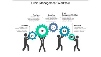 Crisis management workflow ppt powerpoint presentation icon background image cpb
