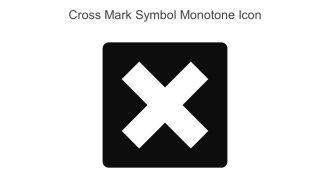 Cross Mark Symbol Monotone Icon In Powerpoint Pptx Png And Editable Eps Format