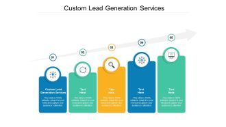 Custom lead generation services ppt powerpoint presentation icon clipart images cpb