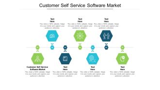 Customer self service software market ppt powerpoint presentation icon grid cpb