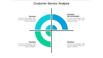 Customer service analysis ppt powerpoint presentation icon designs cpb