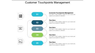 Customer touchpoints management ppt powerpoint presentation icon design ideas cpb