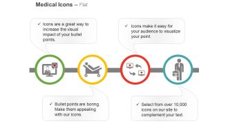 Cv online medical checkup patient on stature medical facilities doctor ppt icons graphics