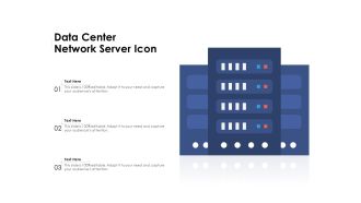 Data center network server icon