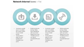 Data download wifi internet ppt icons graphics