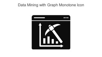 Data Mining With Graph Monotone Icon In Powerpoint Pptx Png And Editable Eps Format
