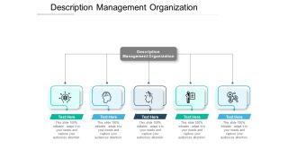 Description management organization ppt powerpoint presentation summary icon cpb