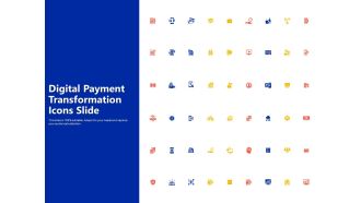 Digital payment transformation icons slide ppt powerpoint presentation icon objects