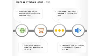 Dinner shopping no sound process ppt icons graphics