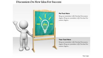 Discussion On New Idea For Success Ppt Graphics Icons