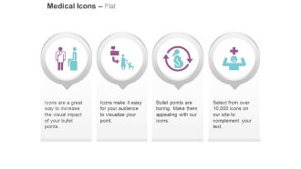 Doctor checkup woman with kid pregnancy medical help ppt icons graphics