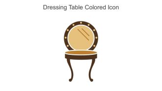 Dressing Table Colored Icon In Powerpoint Pptx Png And Editable Eps Format