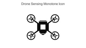 Drone Sensing Monotone Icon In Powerpoint Pptx Png And Editable Eps Format