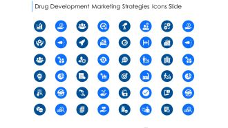 Drug development marketing strategies icons slide ppt powerpoint presentation inspiration