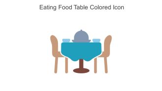 Eating Food Table Colored Icon In Powerpoint Pptx Png And Editable Eps Format