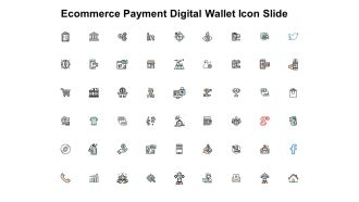Ecommerce payment digital wallet icon slide growth ppt powerpoint presentation summary