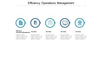 Efficiency operations management ppt powerpoint presentation icon layouts cpb