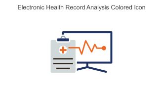 Electronic Health Record Analysis Colored Icon In Powerpoint Pptx Png And Editable Eps Format