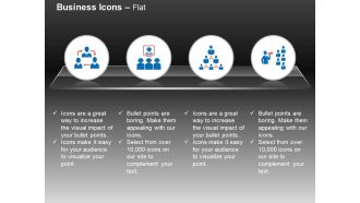 Employee chart online discussion organizational chart management awareness ppt icons graphic