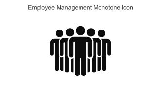 Employee Management Monotone Icon In Powerpoint Pptx Png And Editable Eps Format
