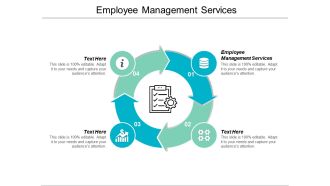 Employee management services ppt powerpoint presentation gallery icon cpb